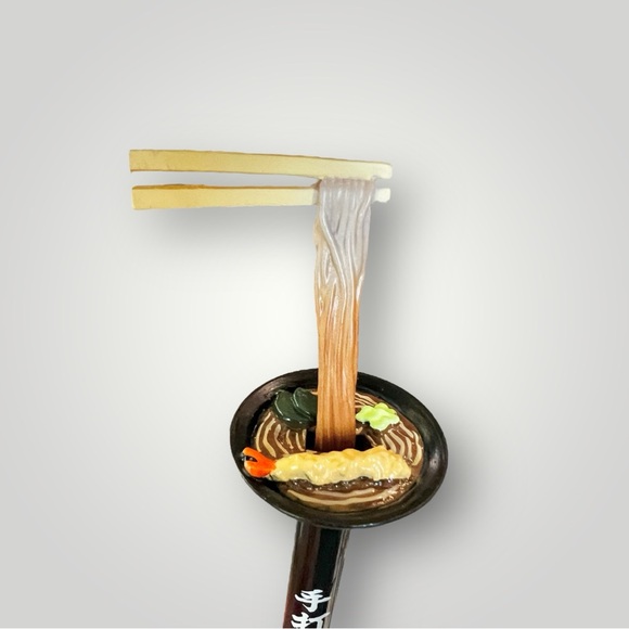 Sushi & Soba Noodle Black Ink Pen Set Of 2 Japanese Food Sample Looks REAL! New - Picture 10 of 14
